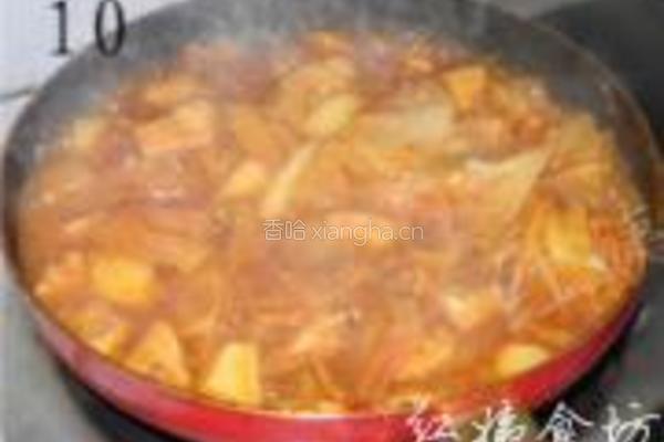 泡菜鸡的做法图解10