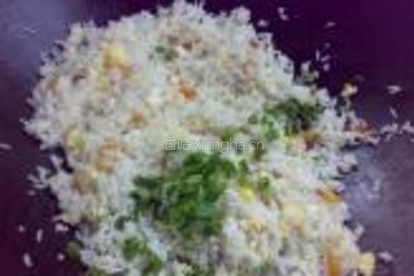 蟹子虾米蛋炒饭的做法图解9
