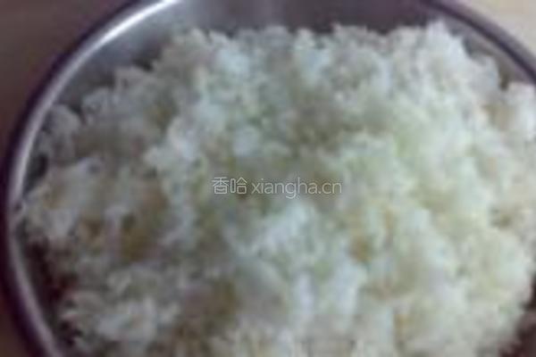 蟹子虾米蛋炒饭的做法图解2