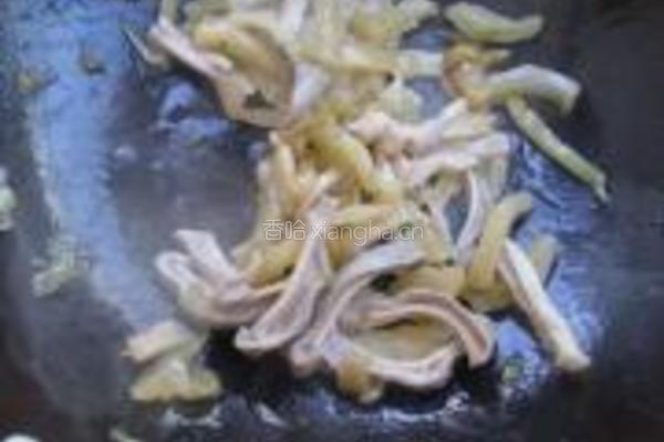 咸菜煮猪肚的做法图解3