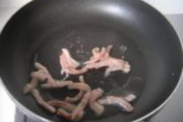四季豆炒肉丝的做法图解4