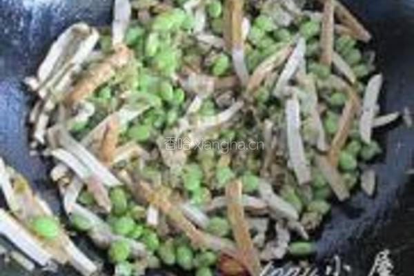 毛豆炒香干的做法图解9