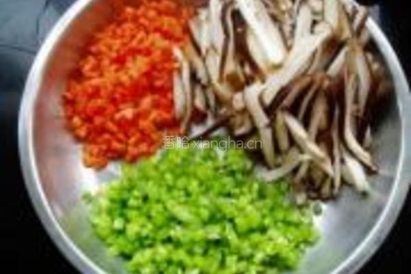 香菇鸡丝粥的做法图解5