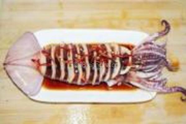 油泼鱿鱼的做法图解4