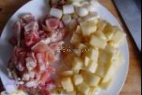 鸡腿菠菜面的做法图解3