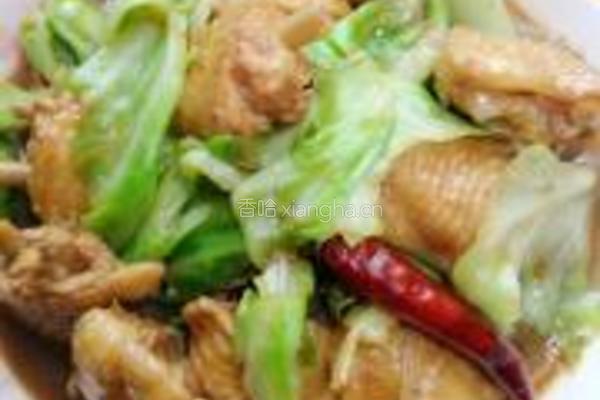 卷心菜炒鸡翅的做法图解13