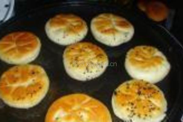 黑芝麻核桃仁红糖饼的做法图解7