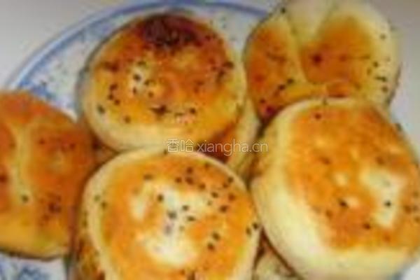 黑芝麻核桃仁红糖饼的做法图解8