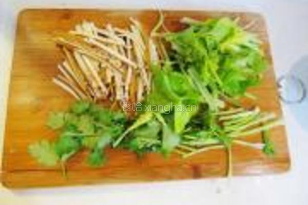 凉拌豆腐干丝的做法图解2