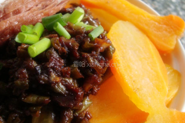 酸豆角酱乌冬面