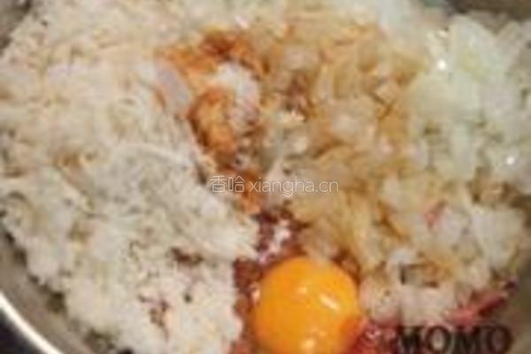 小熊汉堡肉饼的做法图解2