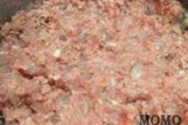小熊汉堡肉饼的做法图解3