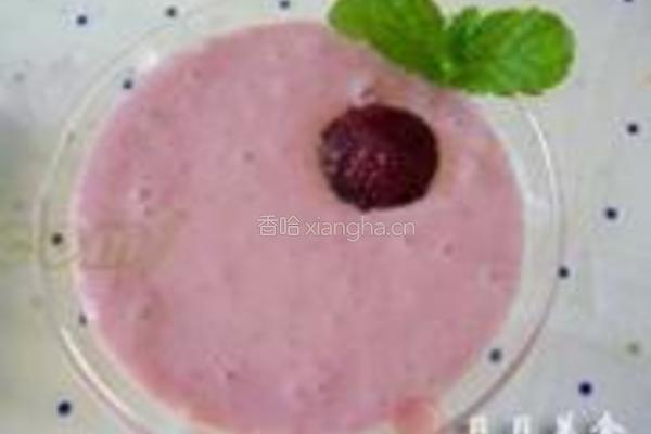 杨梅奶昔的做法图解3