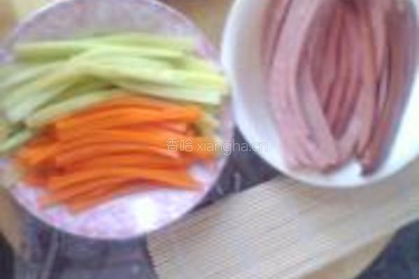 紫菜包饭的做法图解5