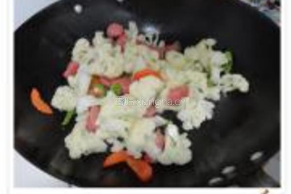 多彩菜花的做法图解5