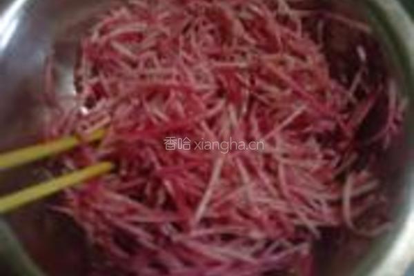 糖醋心里美的做法图解6