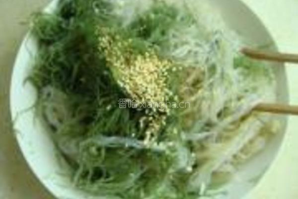 海藻芽拌粉丝的做法图解6