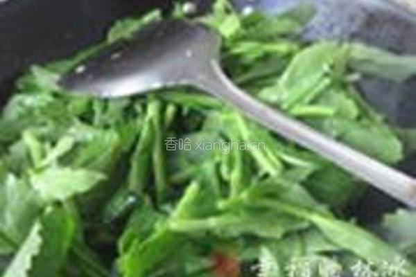 香辣油菜心的做法图解3
