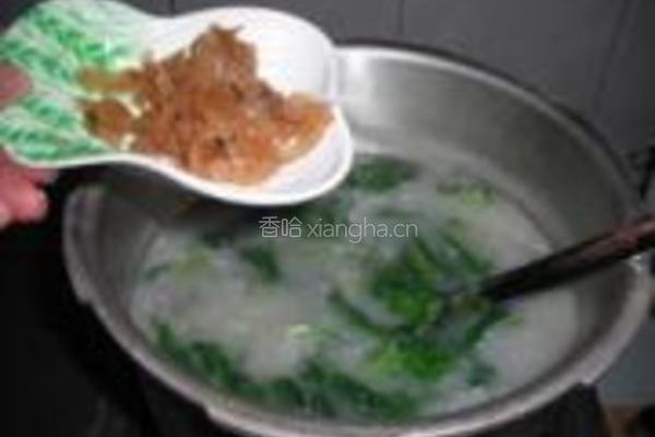 茼蒿排骨粥的做法图解12