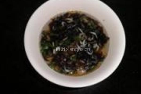 虾米汤馄饨的做法图解2