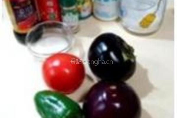 什锦素烧茄子的做法图解1