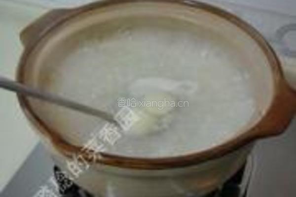 鸭肉山药粥的做法图解13
