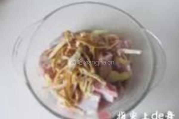 陈皮排骨的做法图解2