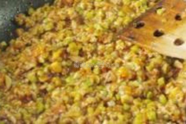 豇豆肉酱披萨的做法图解12