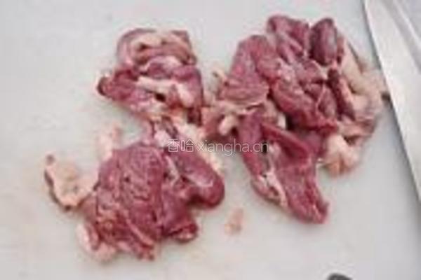 豆豉双椒炒鹅肉的做法图解3