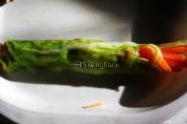 花色菜卷的做法图解10