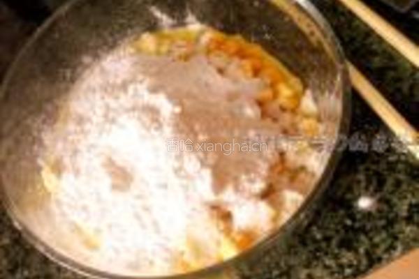 鸡蛋玉米豆渣饼的做法图解4