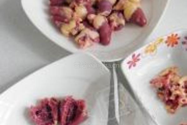 双椒芹菜炒鸡杂的做法图解6