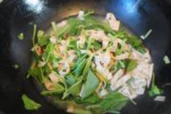 千张烧青菜的做法图解7