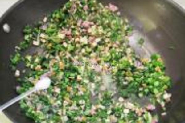 雪里蕻肉末炒豆腐干的做法图解6