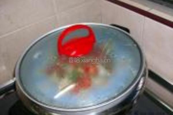 红椒蒸咸鸡的做法图解7