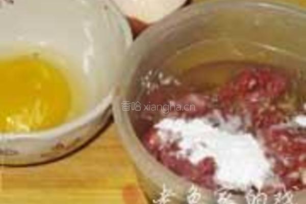 慈菇酿肉的做法图解2