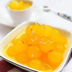 橙汁冬瓜球的做法[图]