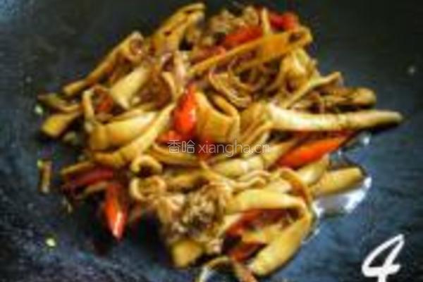 鱿鱼豆角情的做法图解4