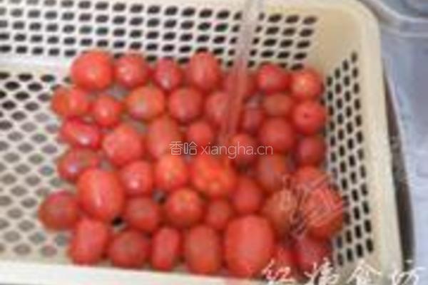 冰镇小番茄的做法图解1