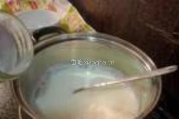 椰香雪花糕的做法图解5