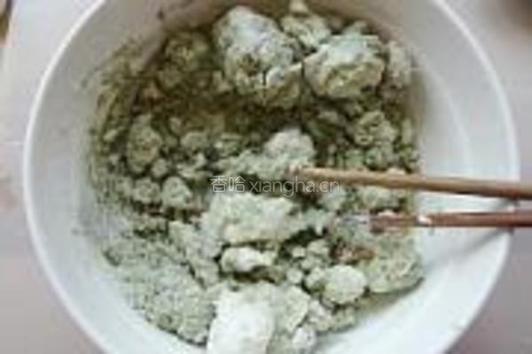 绿茶核桃糕的做法图解4