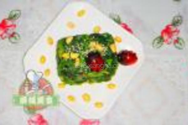 麻酱菠菜墩的做法图解6