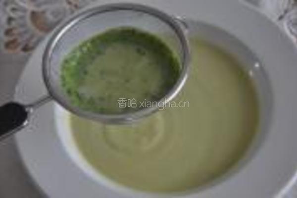 薄荷豌豆奶油汤的做法图解9