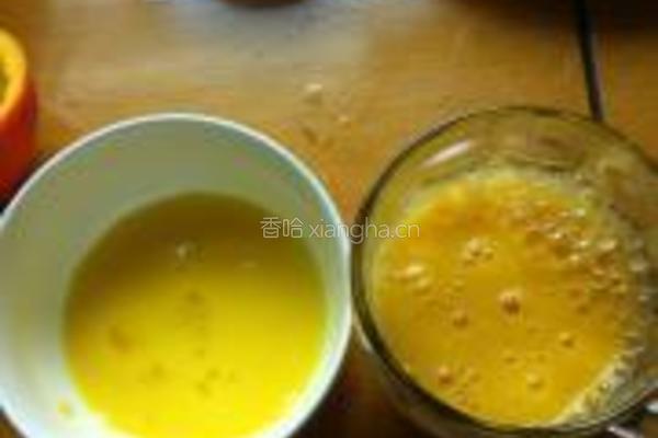 香橙蒸蛋的做法图解3
