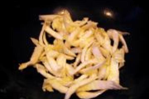 白菜帮子炒猪心的做法图解5