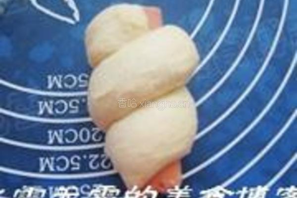 火腿面包卷的做法图解6