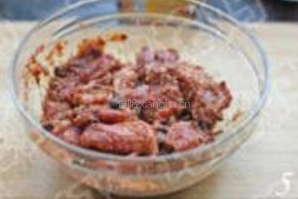 粉蒸菱角米的做法图解5