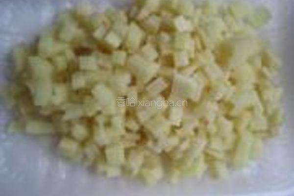 土豆鱼丸炒饭的做法图解3