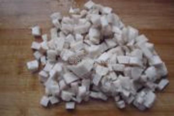 土豆鱼丸炒饭的做法图解4