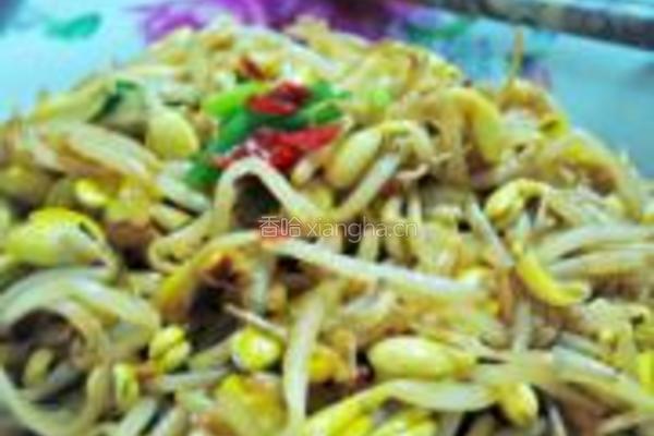 豉油豆芽饭的做法图解4